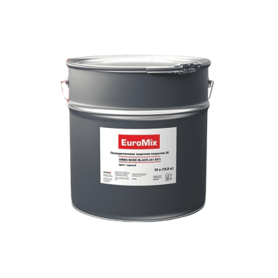 Эмаль 2К ПУ структурная EUROMIX Arma Base Transparent (А1 937) с отвердителем и пистолет, Заказ онлайн. Доставка по России.